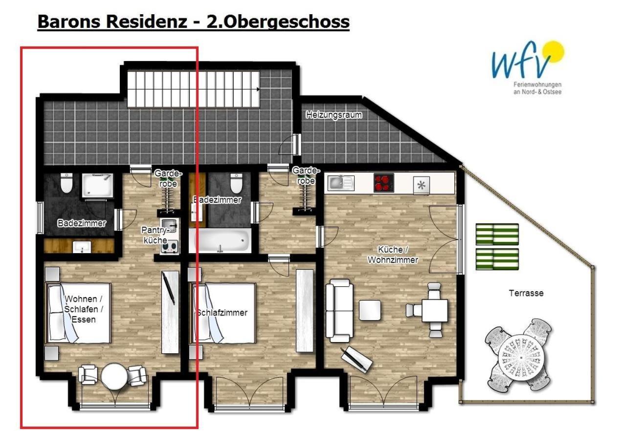 Barons Residenz Ferienwohnung 7 Borkum Εξωτερικό φωτογραφία